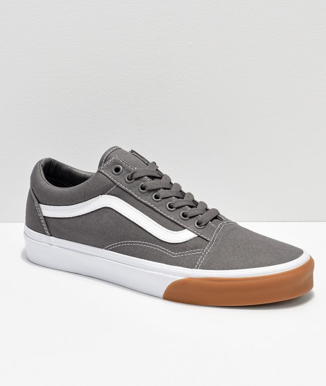 white vans with brown sole